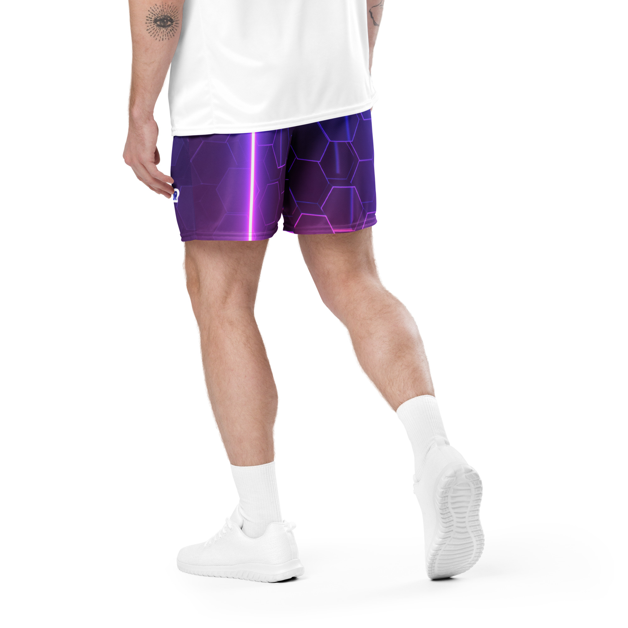 ON SET TEAM Unisex mesh shorts - Image 2
